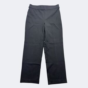 Z-Supply Pants L Black Do It All Straight‎ Ponte Pull On Stretch Pintuck Look